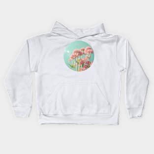 Pink Milkweed Kids Hoodie